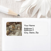 Alice Birthday Unverjaardagskonijn Hatter Party Etiket (Insitu)