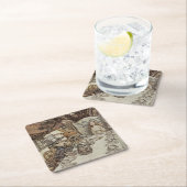 Alice Birthday Unverjaardagskonijn Hatter Party Kartonnen Onderzetters (Insitu)