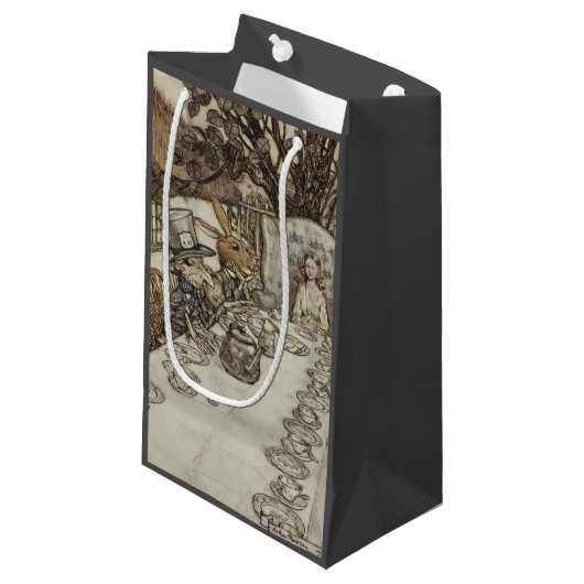 Alice Birthday Unverjaardagskonijn Hatter Party Klein Cadeauzakje (Voorkant Gekanteld)