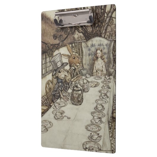 Alice Birthday Unverjaardagskonijn Hatter Party Klembord (Links)