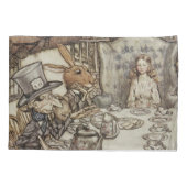 Alice Birthday Unverjaardagskonijn Hatter Party Kussensloop (Achterkant)