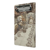 Alice Birthday Unverjaardagskonijn Hatter Party Mini Klembord (Angled2)