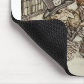 Alice Birthday Unverjaardagskonijn Hatter Party Muismat (Hoek)