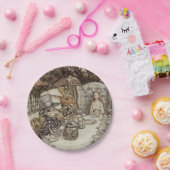 Alice Birthday Unverjaardagskonijn Hatter Party Papieren Bordje (Feest)