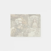 Alice Birthday Unverjaardagskonijn Hatter Party Post-it® Notes (Voorkant)
