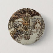 Alice Birthday Unverjaardagskonijn Hatter Party Ronde Button 5,7 Cm (Voorkant)