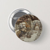Alice Birthday Unverjaardagskonijn Hatter Party Ronde Button 5,7 Cm (Voorkant /achterkant)