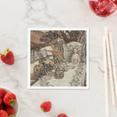 Alice Birthday Unverjaardagskonijn Hatter Party Servet (Insitu)