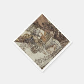 Alice Birthday Unverjaardagskonijn Hatter Party Servet (Hoek)