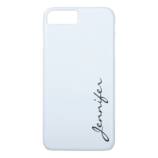 Alice blauwe kleur achtergrond Case-Mate iPhone case (Achterkant)