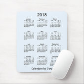 Alice Blue Calendar 2018 van Janz Muismat (Met muis)