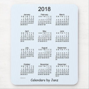 Alice Blue Calendar 2018 van Janz Muismat