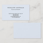 Alice Blue Stijlvolle Plain Eenvoudige Professiona Visitekaartje (Voorkant / Achterkant)