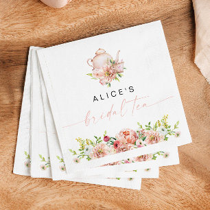 ALICE Blush Floral Bridal Tea Party Brunch Shower Servet