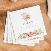 ALICE Blush Floral Bridal Tea Party Brunch Shower Servet