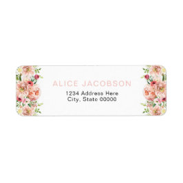 ALICE Blush Spring Zomer Bloemen Retouradres Etiket