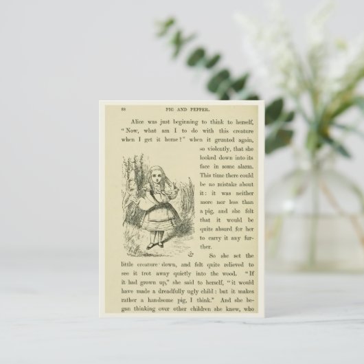 Alice Briefkaart (Staand voorkant)