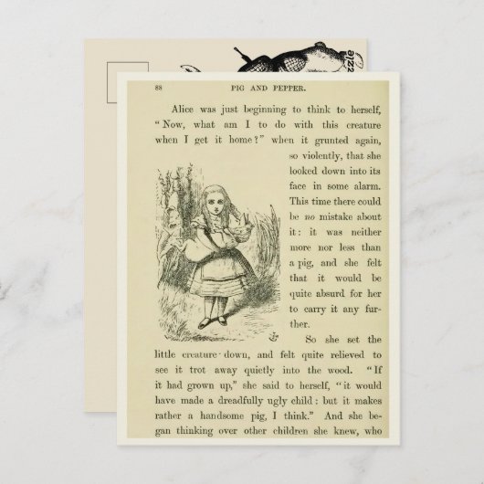 Alice Briefkaart (Voorkant / Achterkant)