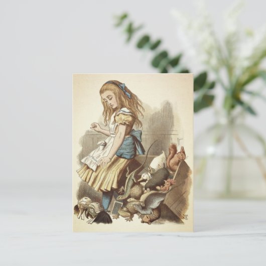 Alice Briefkaart (Staand voorkant)