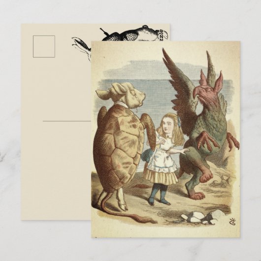 Alice Briefkaart (Voorkant / Achterkant)