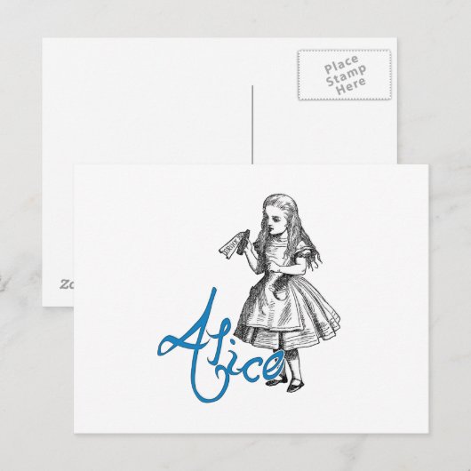 Alice Briefkaart (Voorkant / Achterkant)