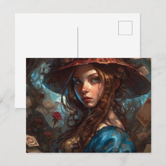 Alice Briefkaart (Voorkant / Achterkant)