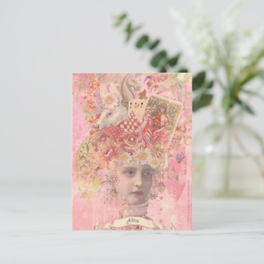 Alice Briefkaart (Staand voorkant)
