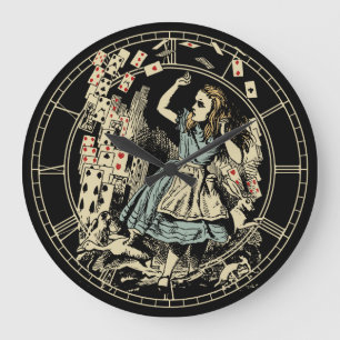 Alice Cards Flying Grote Klok
