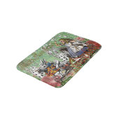 alice cards wonderland hatter konijn badmat (Gekanteld)