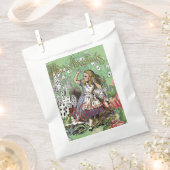 alice cards wonderland hatter konijn bedankzakje (Geknipt)