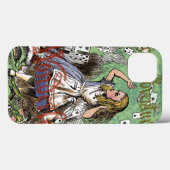 alice cards wonderland hatter konijn Case-Mate iPhone case (Achterkant (horizontaal))