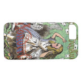 alice cards wonderland hatter konijn Case-Mate iPhone case (Achterkant (Horizontaal))