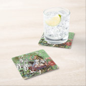 alice cards wonderland hatter konijn kartonnen onderzetters (Insitu)