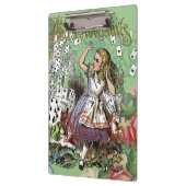 alice cards wonderland hatter konijn klembord (Links)