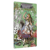 alice cards wonderland hatter konijn klembord (Rechts)