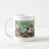 alice cards wonderland hatter konijn koffiemok (Links)