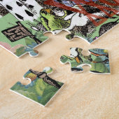 alice cards wonderland hatter konijn legpuzzel (Zijkant)