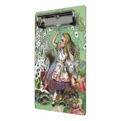 alice cards wonderland hatter konijn mini klembord (Angled2)
