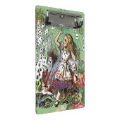 alice cards wonderland hatter konijn mini klembord (Schuin)