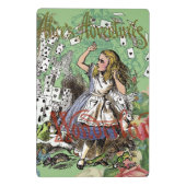 alice cards wonderland hatter konijn mini klembord (Achterkant)