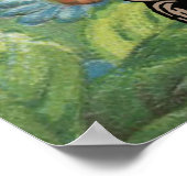 alice cards wonderland hatter konijn poster (Hoek)