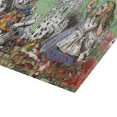 alice cards wonderland hatter konijn snijplank (Hoek)