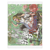 alice cards wonderland hatter konijn tafelkleed (Voorkant)
