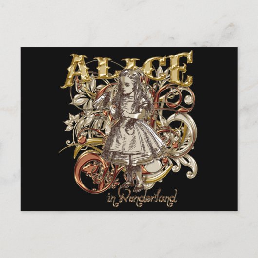 Alice Carnivale Style (Gold Version) Briefkaart (Voorkant)