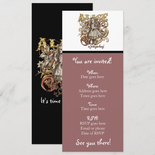 Alice Carnivale Style (Gold Version) Kaart (Voorkant / Achterkant)