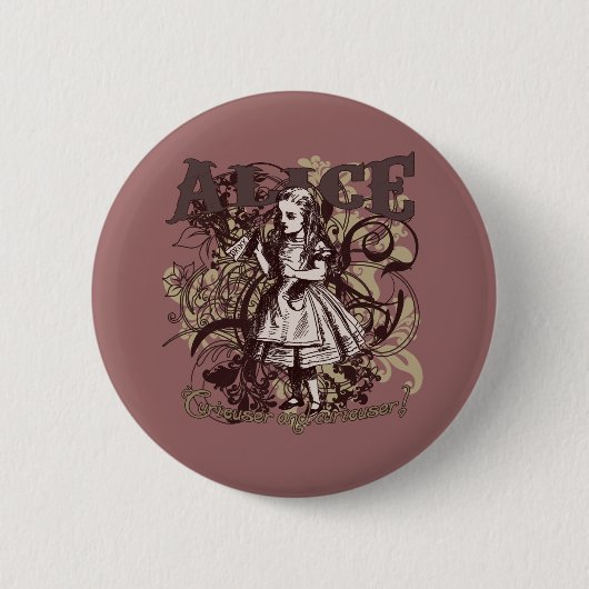 Alice Carnivale Style Ronde Button 5,7 Cm (Voorkant)