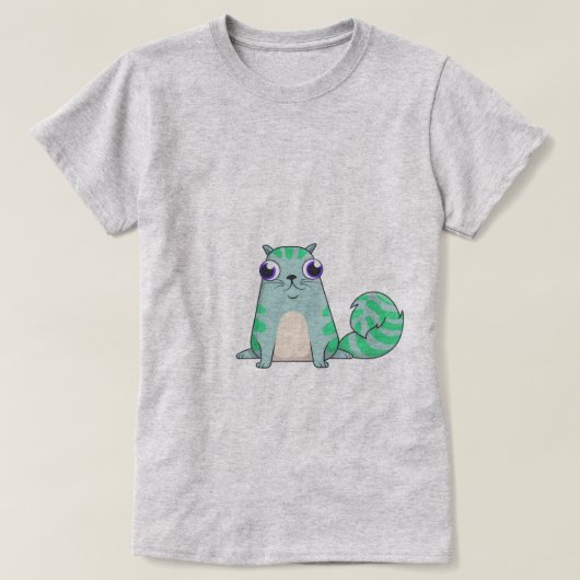 Alice Cat CryptoKitties T-shirt (Design voorkant)