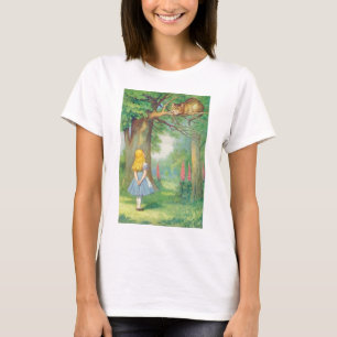 Alice & Cheshire Cat Color T-shirt