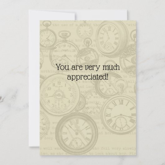 Alice & Cheshire Cat: Fantasieën uit Wonderland Bedankkaart (Achterkant)