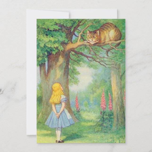 Alice & Cheshire Cat Full Color (Voorkant)